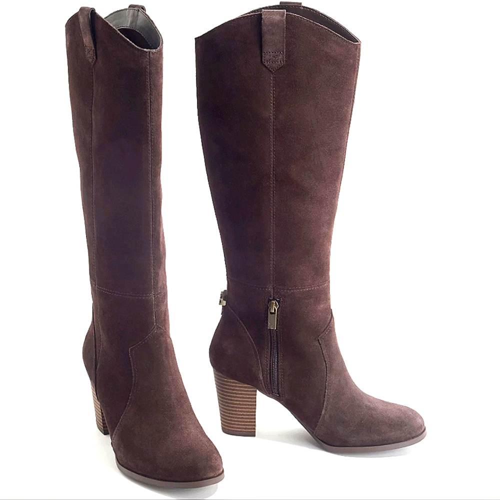 Koolaburra by UGG "Elinda" knee high suede leather boots (EUC)